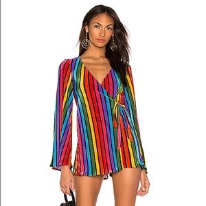Mumu striped romper